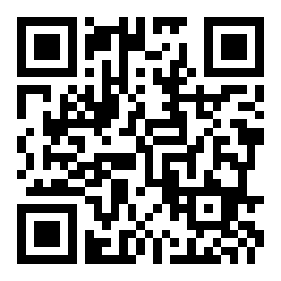 QR code linking to an app install link